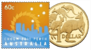 Perth Stamp and Coin Show Logo